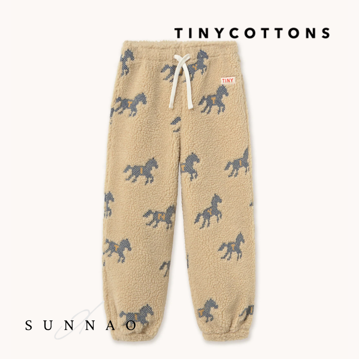 <TINYCOTTONS> Horses Sherpa Sweatpant