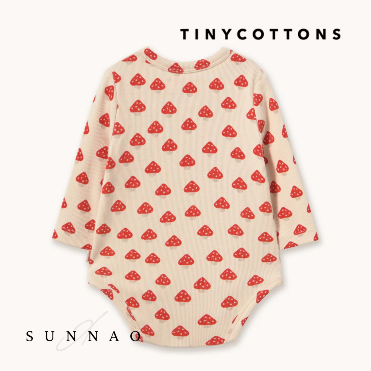 <TINYCOTTONS> Mini Mushrooms Rib Crossed Body