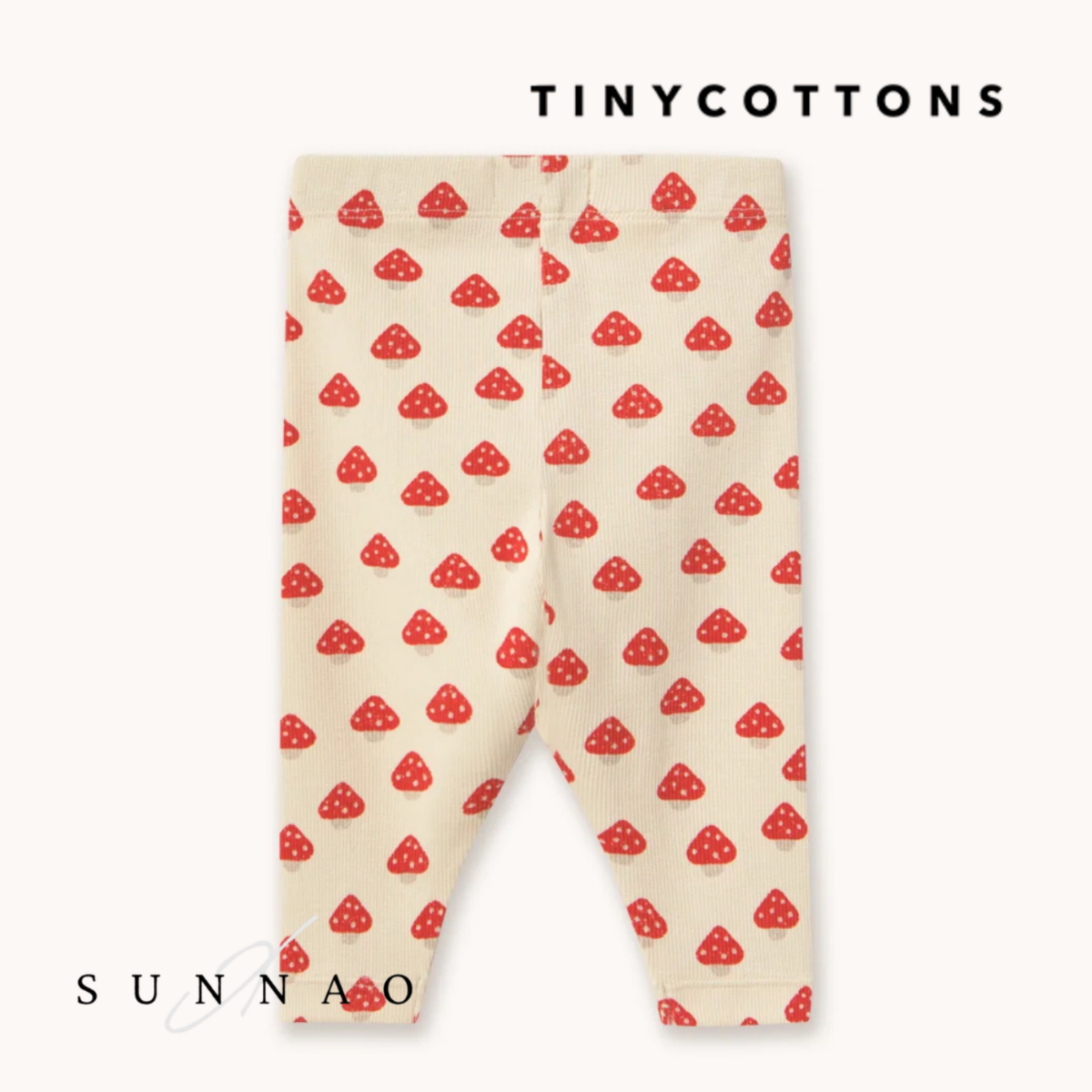 <TINYCOTTONS> Mini Mushrooms Rib Baby Pant