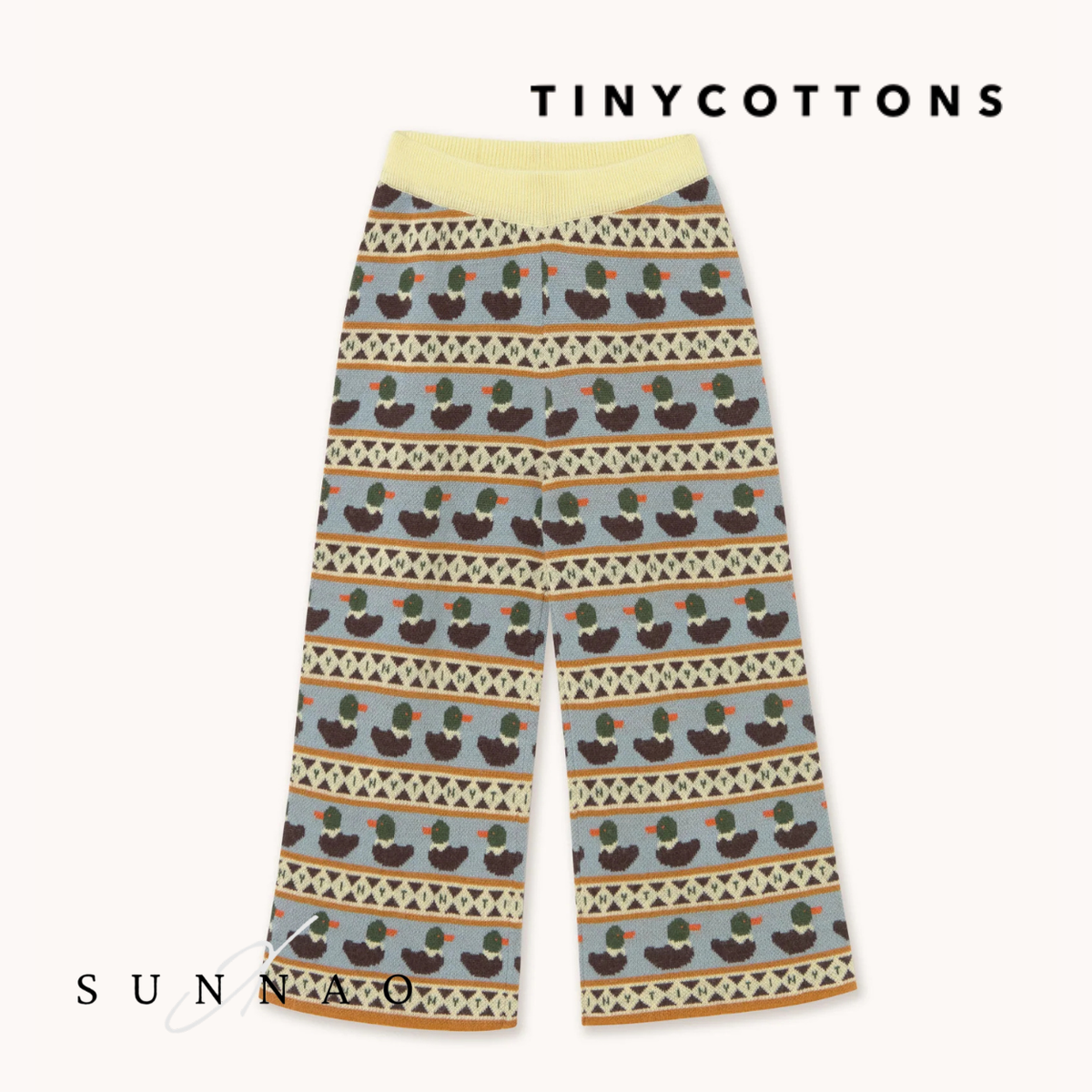 <TINYCOTTONS> Ducks True Knit Pant
