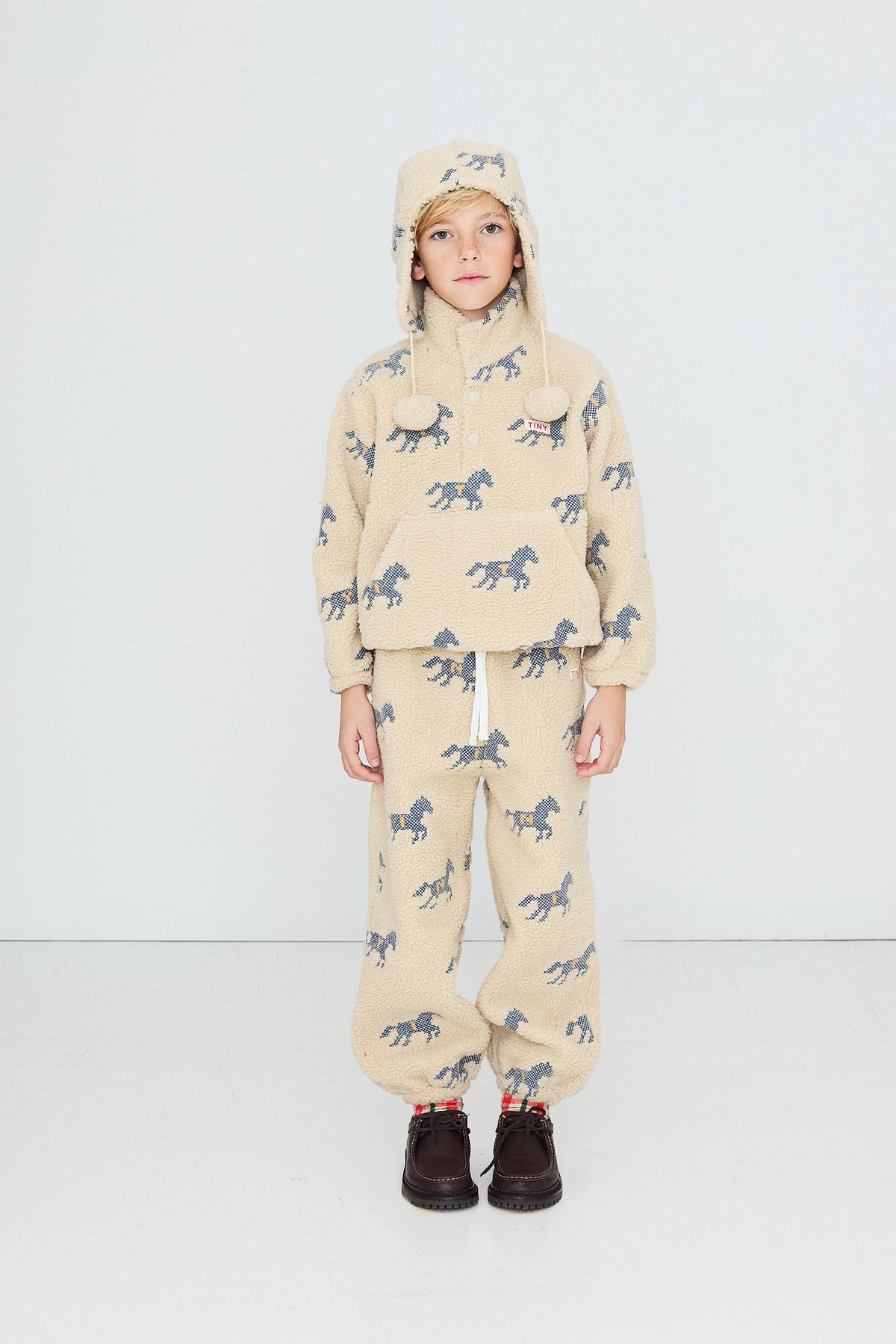<TINYCOTTONS> Horses Sherpa Sweatshirt