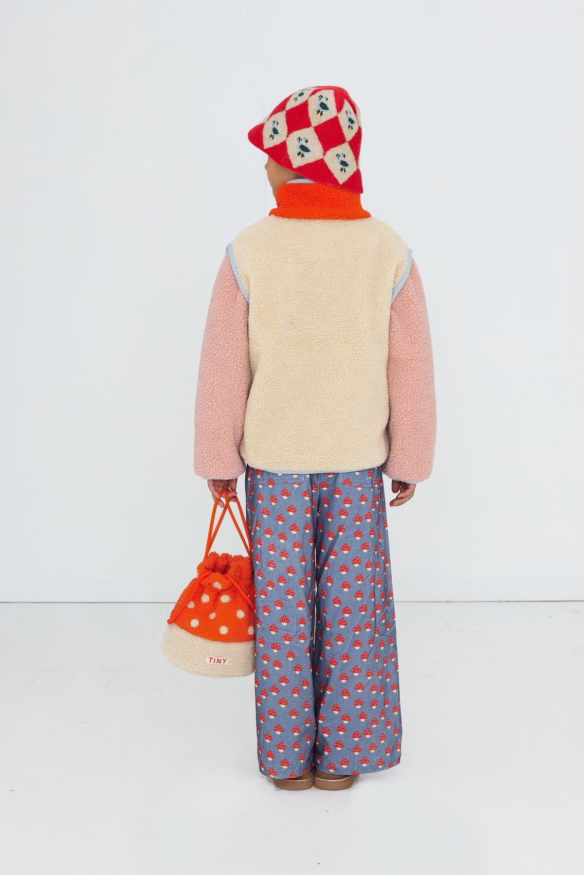 <TINYCOTTONS> Color Block Sherpa Jacket