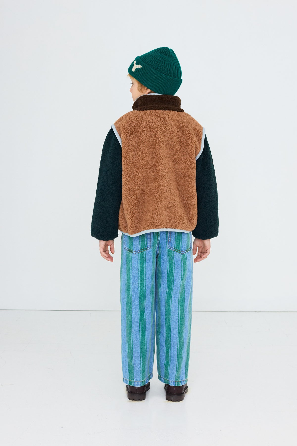 <TINYCOTTONS> Color Block Sherpa Jacket