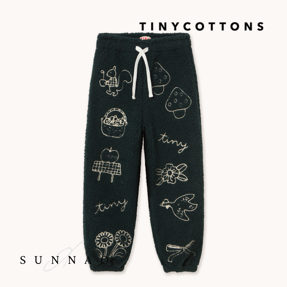 <TINYCOTTONS> Tiny Apples Sherpa Sweatpant