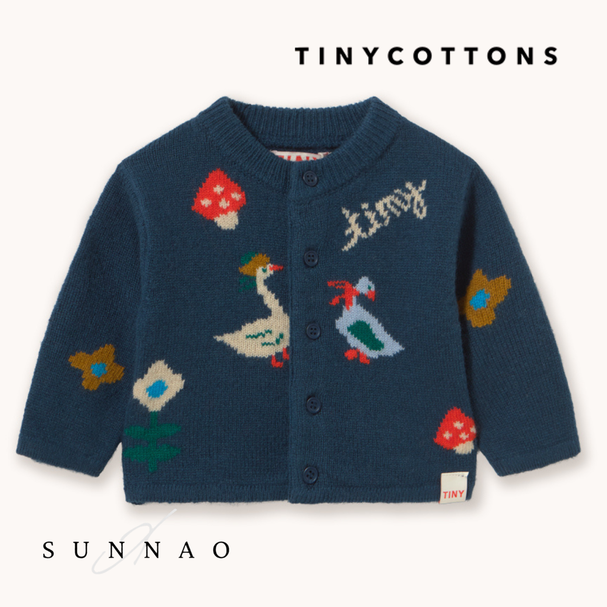 <TINYCOTTONS> Winter Pond Cardigan Baby