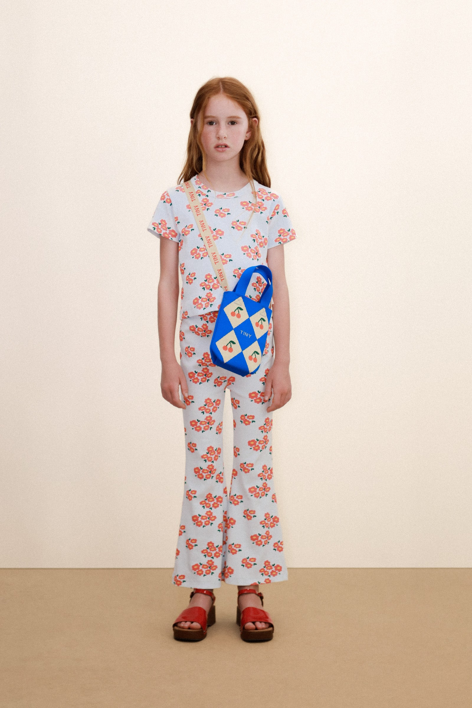 <TINYCOTTONS> Blossoms Rib Tee