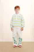 Load image into Gallery viewer, <TINYCOTTONS> Retro Stripes Polo Sweatshirt
