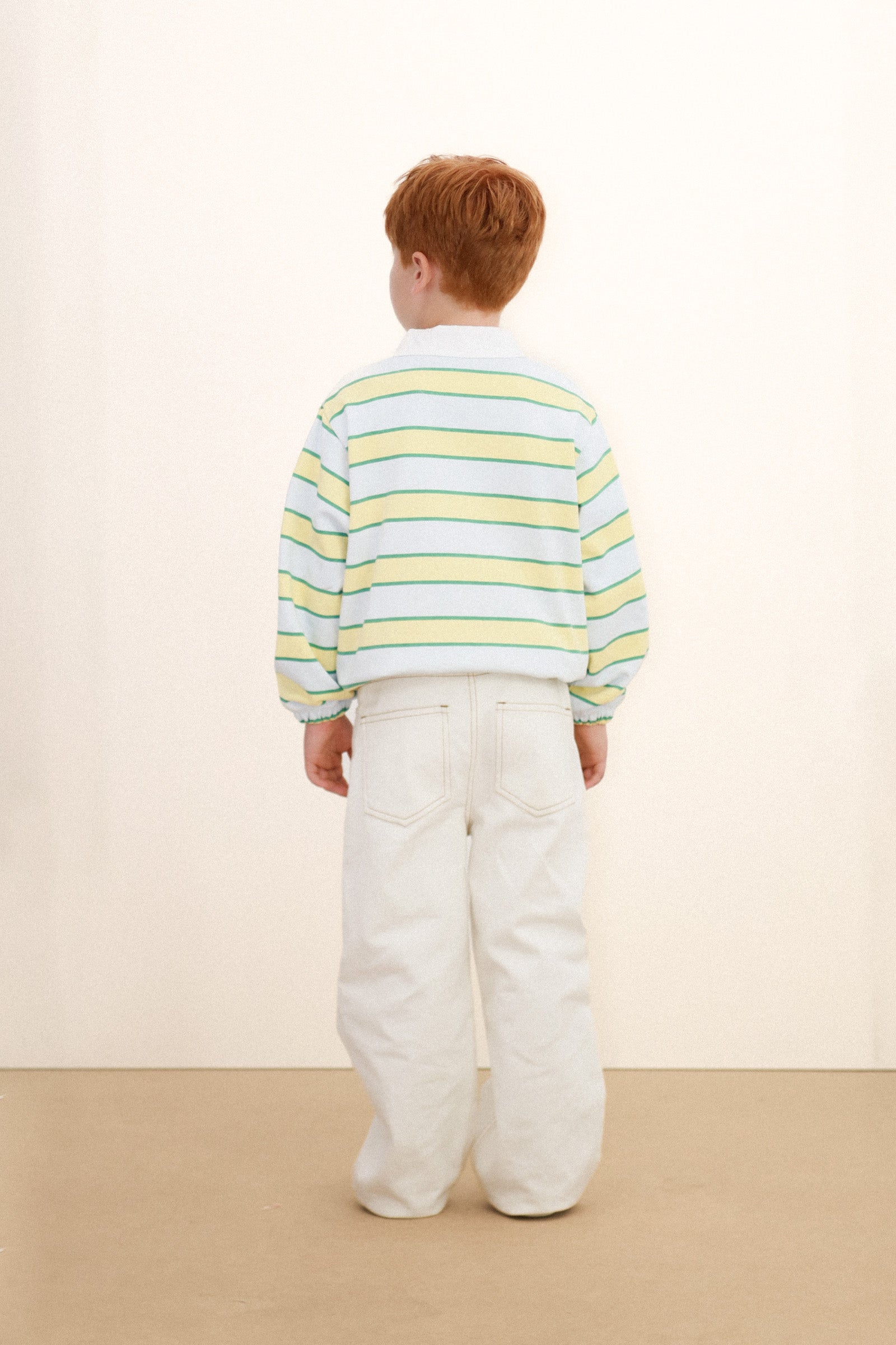 <TINYCOTTONS> Retro Stripes Polo Sweatshirt