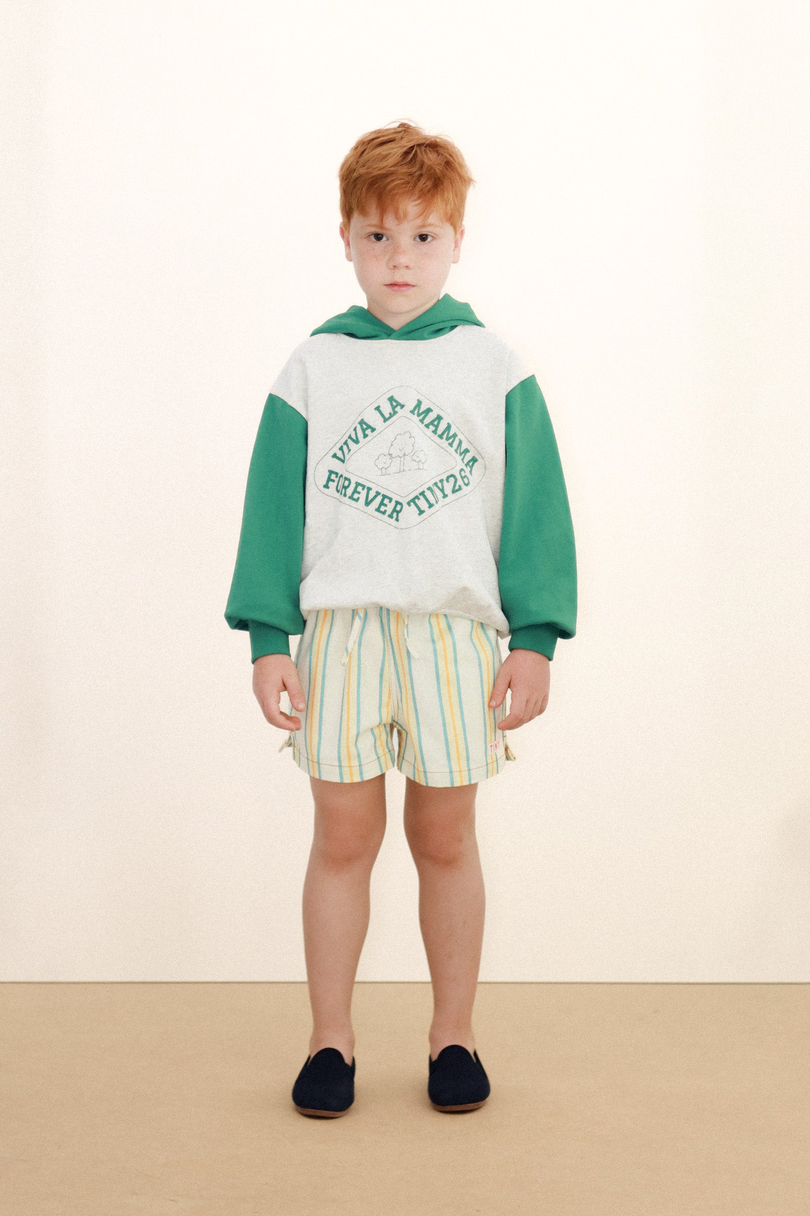 <TINYCOTTONS> Multicolor Stripes Shorts