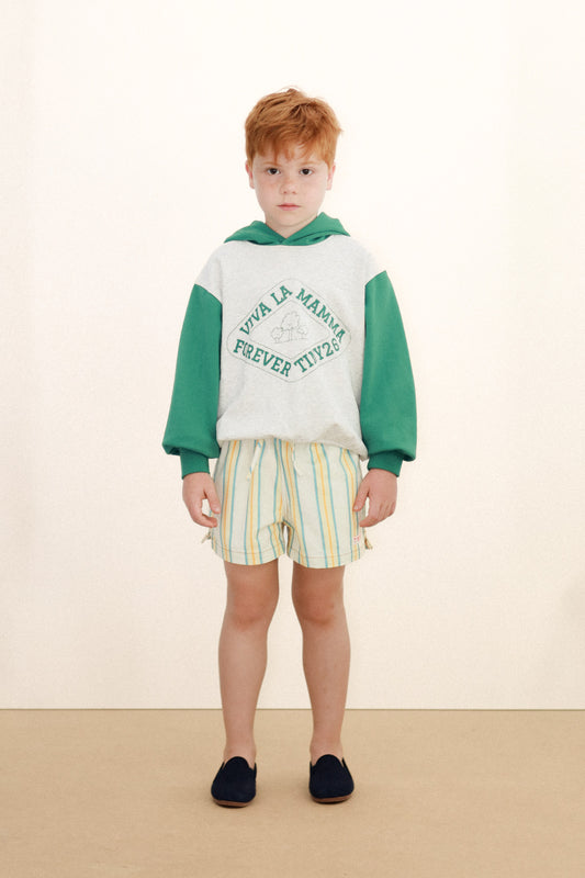 <TINYCOTTONS> Multicolor Stripes Shorts