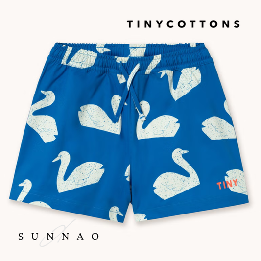 <TINYCOTTONS> BIG SWANS TRUNKS（水着）