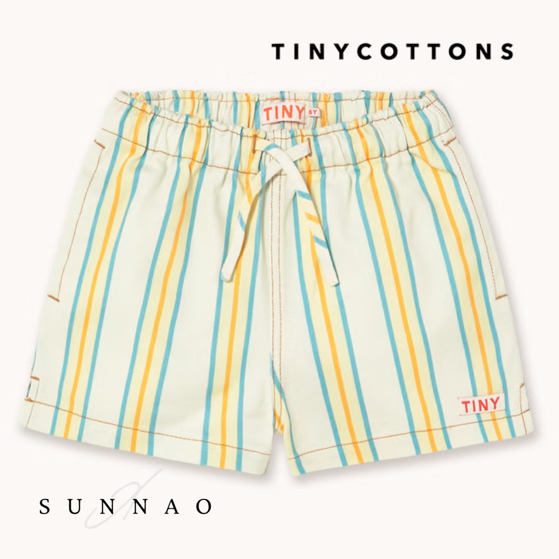 <TINYCOTTONS> Multicolor Stripes Shorts