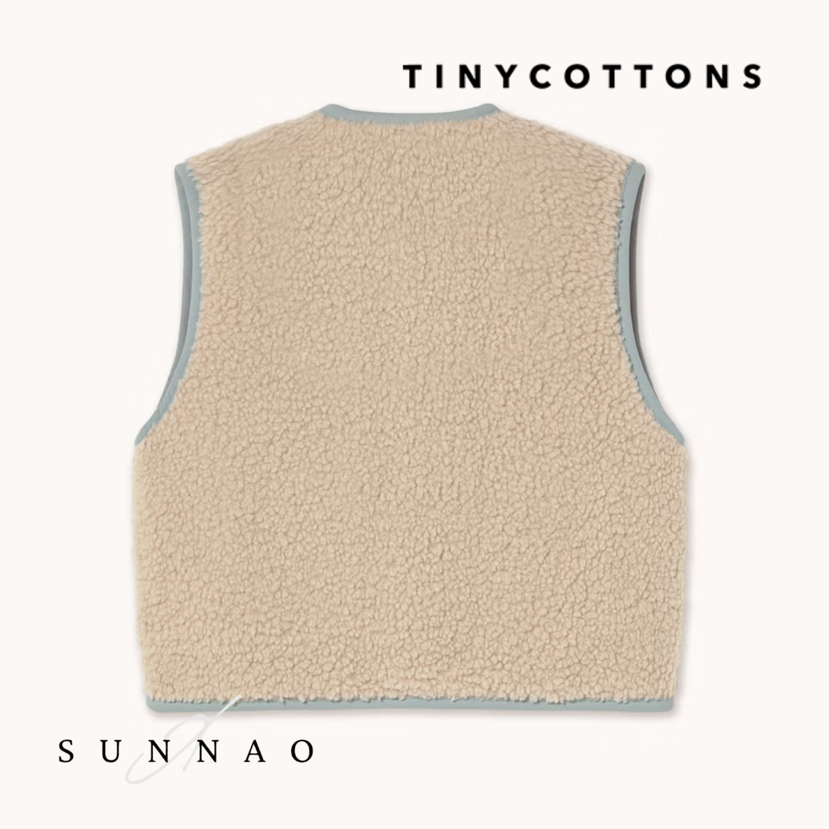 <TINYCOTTONS> Xmas Sherpa Vest
