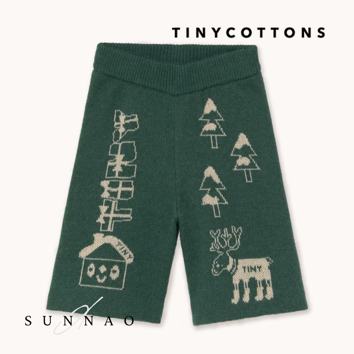 <TINYCOTTONS> HOLIDAY TINY TOWN BABY PANTS