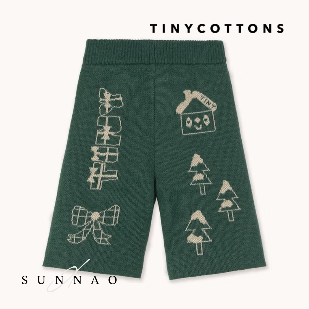 <TINYCOTTONS> HOLIDAY TINY TOWN BABY PANTS