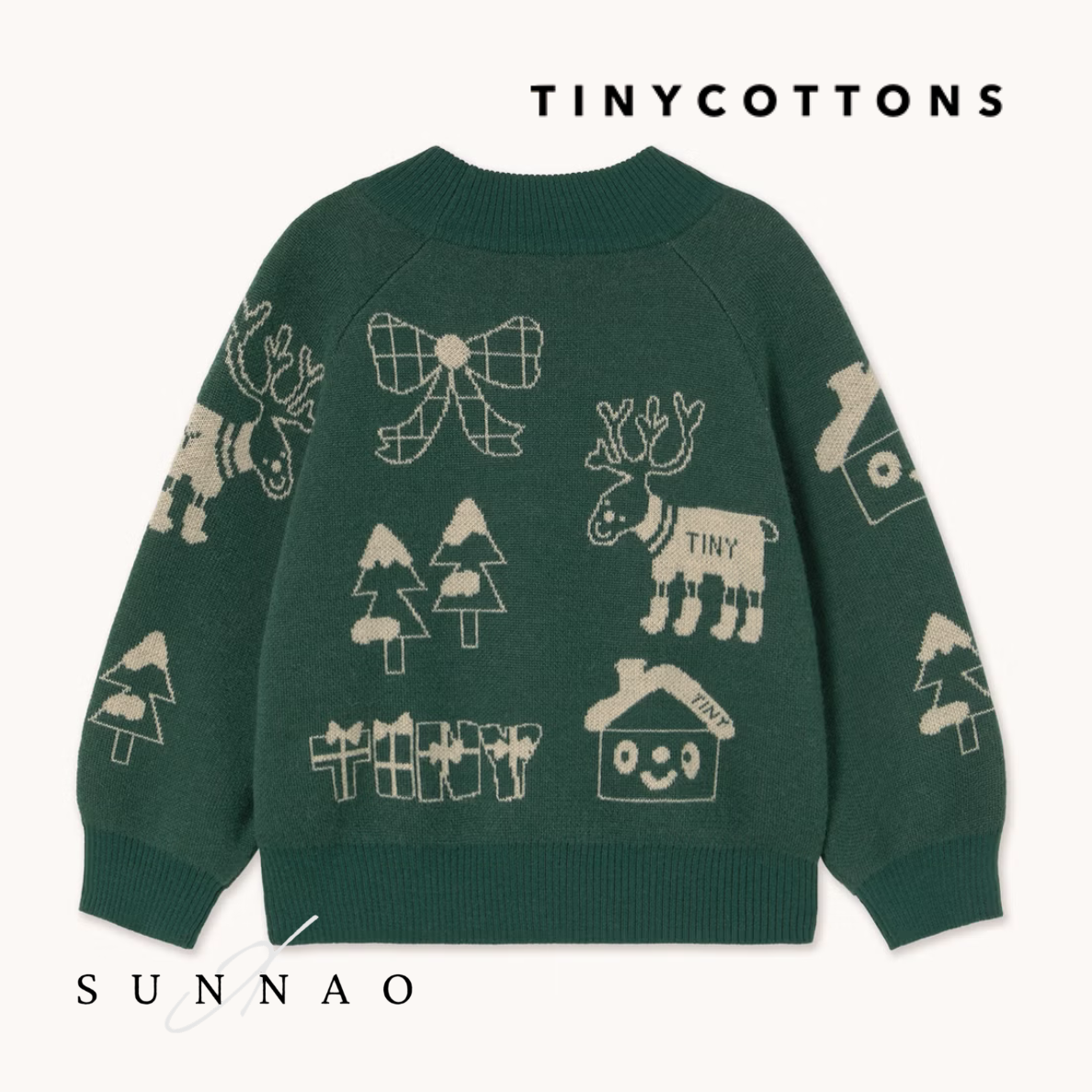 <TINYCOTTONS> HOLIDAY TINY TOWN SWEATER