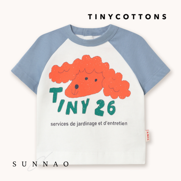 <TINYCOTTONS> Red Dog Graphic Baby Tee