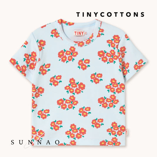 <TINYCOTTONS> Blossoms Rib Tee