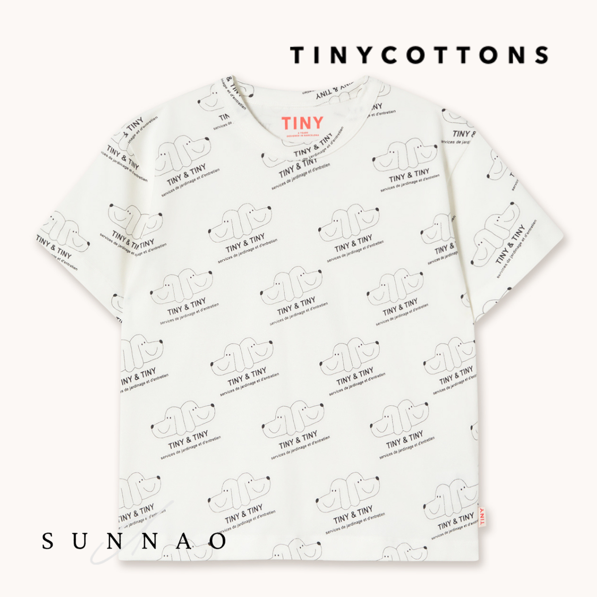 【予約】<TINYCOTTONS> Tiny & Tiny Knitted Tee