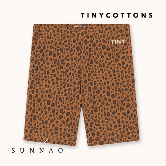 <TINYCOTTONS> Mini Animal Print Biker Leggings