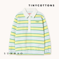 Load image into Gallery viewer, <TINYCOTTONS> Retro Stripes Polo Sweatshirt
