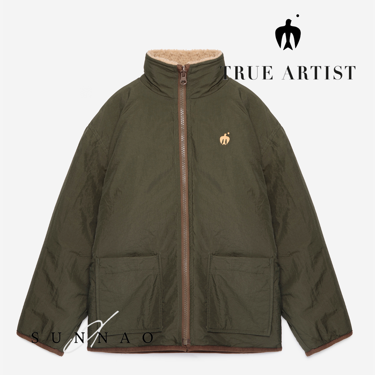 <TRUE ARTIST> Reversible Jacket No.03 Otter Brown