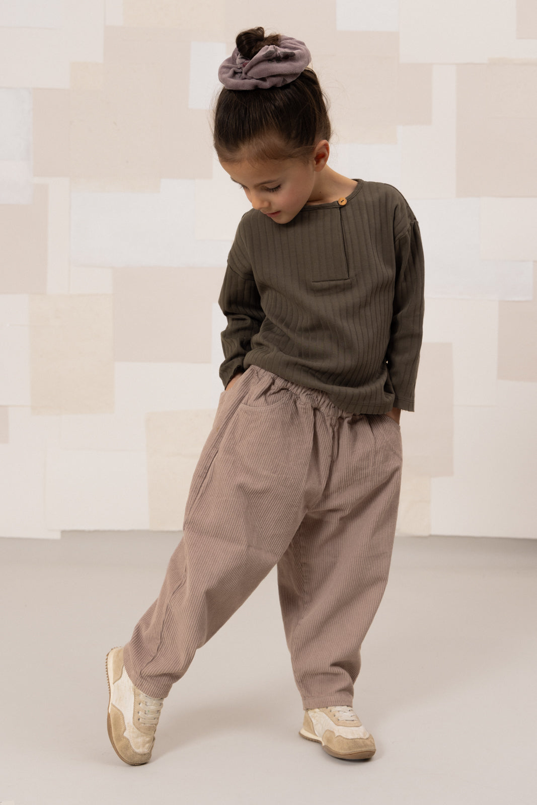 <STUDIO BOHEME PARIS> CARROT PANTS - LIGHT MAUVE