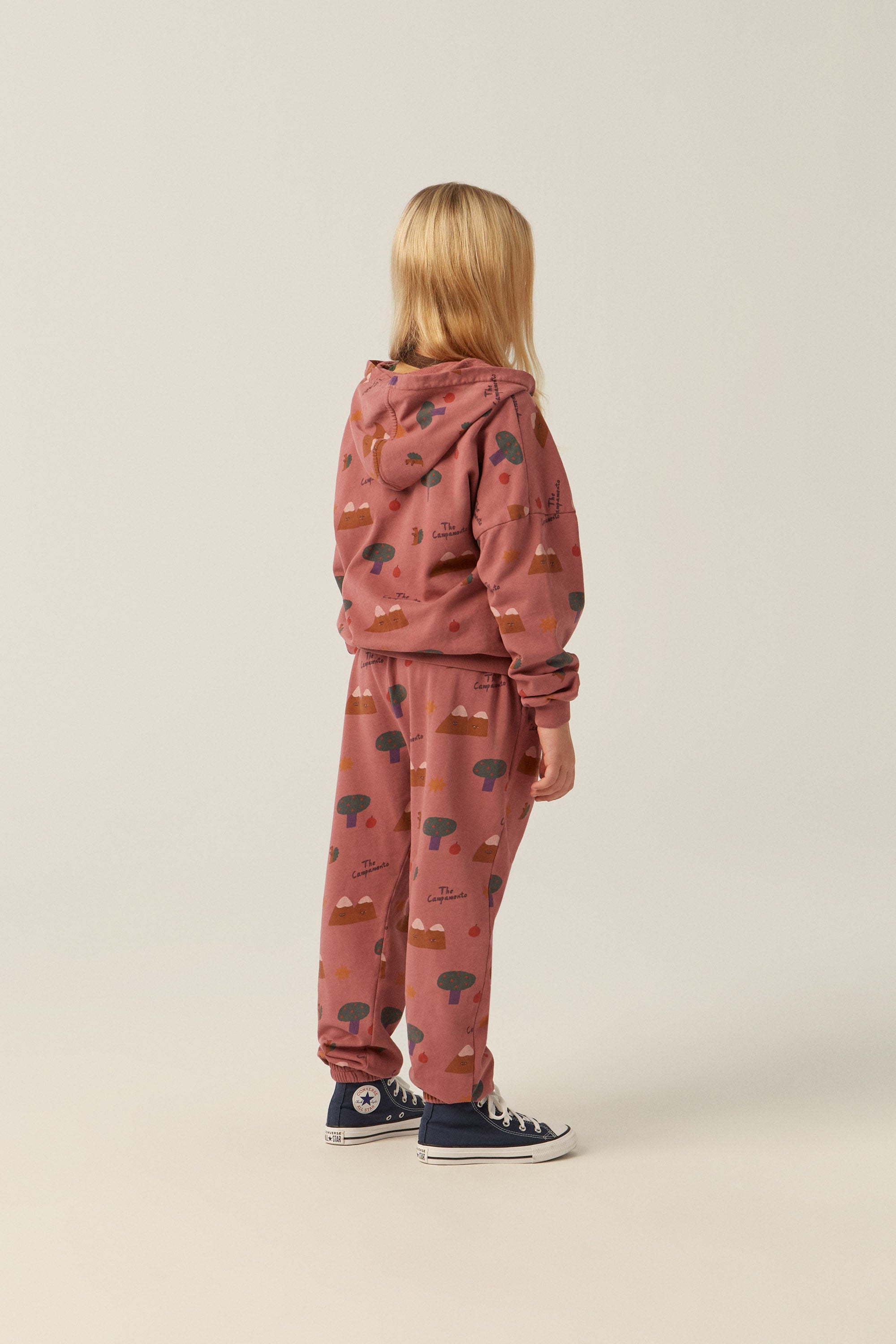 <The Campamento> MOUNTAINS ZIPPED SWEATSHIRT