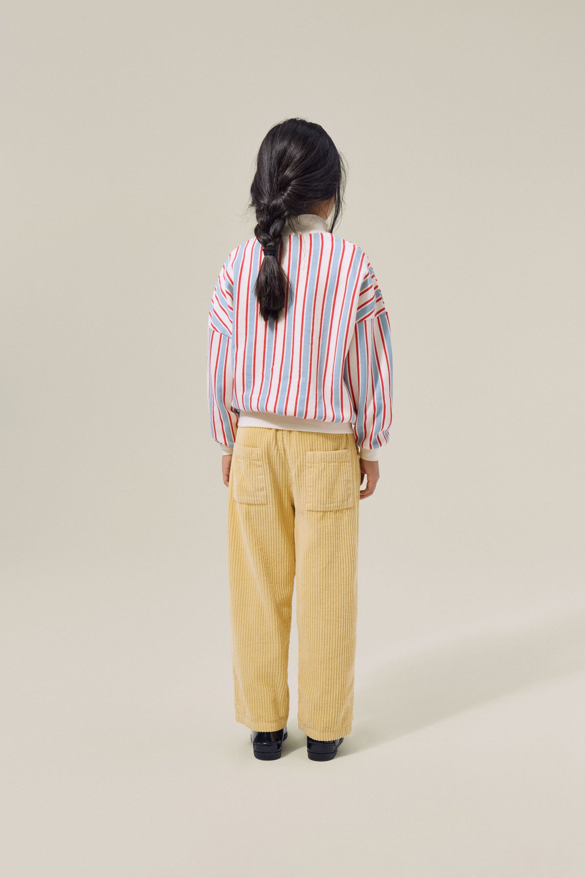 <The Campamento> Bicolor Stripes Sweatshirt