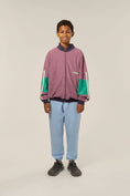 Gallery viewerに画像を読み込む, <The Campamento>PURPLE COLOR BLOCK KIDS ZIPPED SWEATSHIRT（2-8Y）
