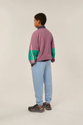 Gallery viewerに画像を読み込む, <The Campamento>PURPLE COLOR BLOCK KIDS ZIPPED SWEATSHIRT（2-8Y）
