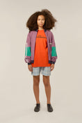 Gallery viewerに画像を読み込む, <The Campamento>PURPLE COLOR BLOCK KIDS ZIPPED SWEATSHIRT（2-8Y）
