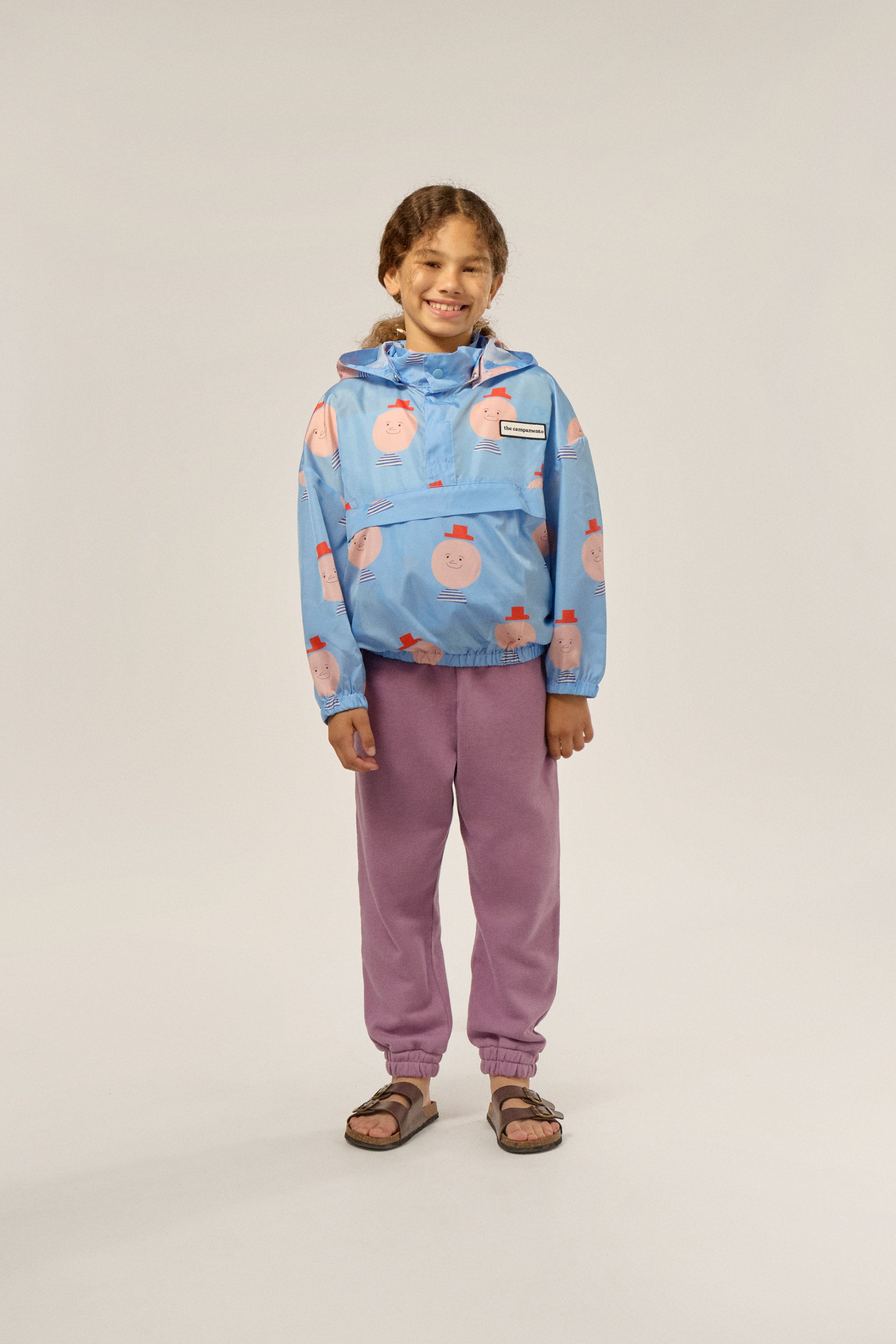 <The Campamento>MR. HAPPY MAN KIDS WINDBREAKER（2-8Y）