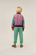 Gallery viewerに画像を読み込む, <The Campamento>PURPLE COLOR BLOCK KIDS ZIPPED SWEATSHIRT（2-8Y）
