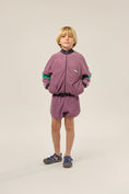 Gallery viewerに画像を読み込む, <The Campamento>PURPLE COLOR BLOCK KIDS ZIPPED SWEATSHIRT（2-8Y）
