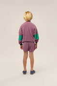 Gallery viewerに画像を読み込む, <The Campamento>PURPLE COLOR BLOCK KIDS ZIPPED SWEATSHIRT（2-8Y）
