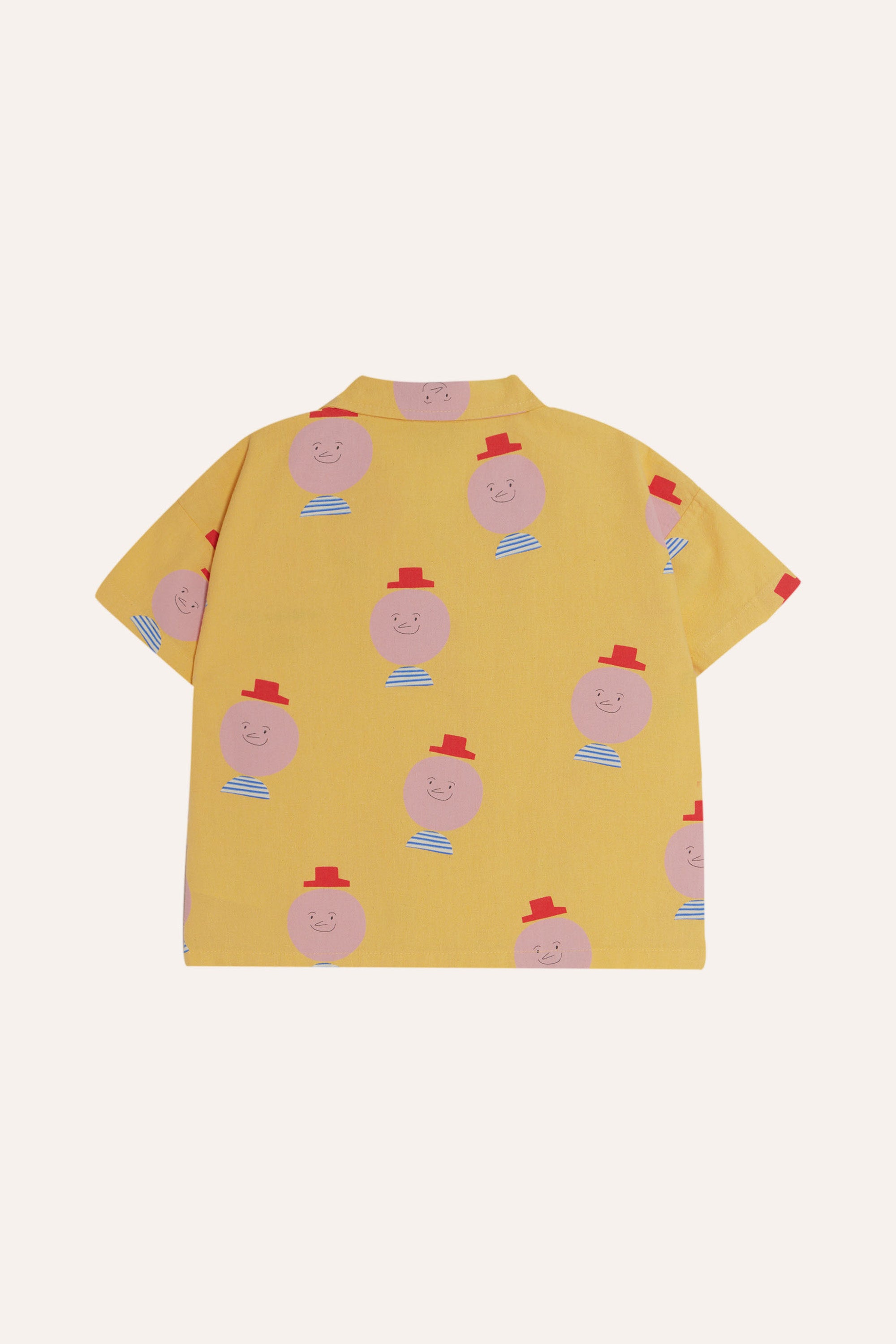 <The Campamento>MR. HAPPY MAN ALLOVER KIDS SHIRT（12M-8Y）