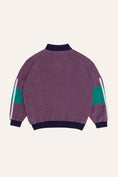 Gallery viewerに画像を読み込む, <The Campamento>PURPLE COLOR BLOCK KIDS ZIPPED SWEATSHIRT（2-8Y）
