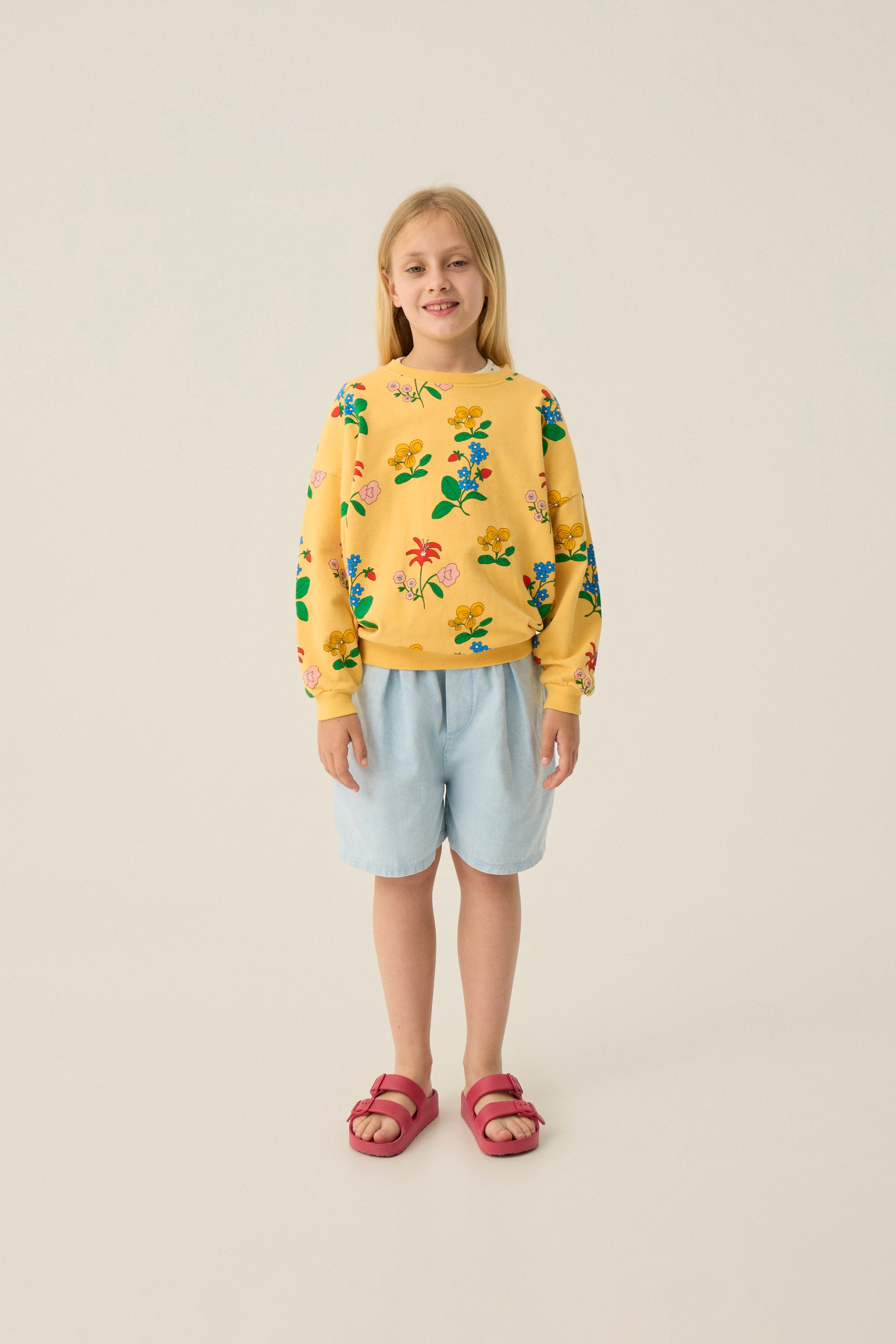 <The Campamento> Flowers Allover Sweatshirt　