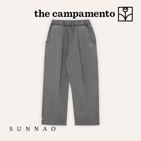<The Campamento> LIGHT GREY DENIM TROUSERS