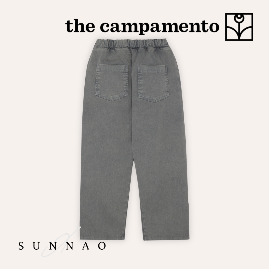 <The Campamento> LIGHT GREY DENIM TROUSERS