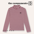 Gallery viewerに画像を読み込む, <The Campamento> Burgundy Stripes Turtle Neck Tshirt - BURGUNDY　
