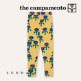 Gallery viewerに画像を読み込む, <The Campamento> Blue Daisies Leggings - YELLOW　
