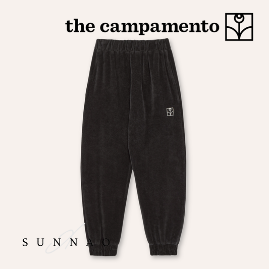 <The Campamento> Grey Velour Jogging Trousers - GREY　