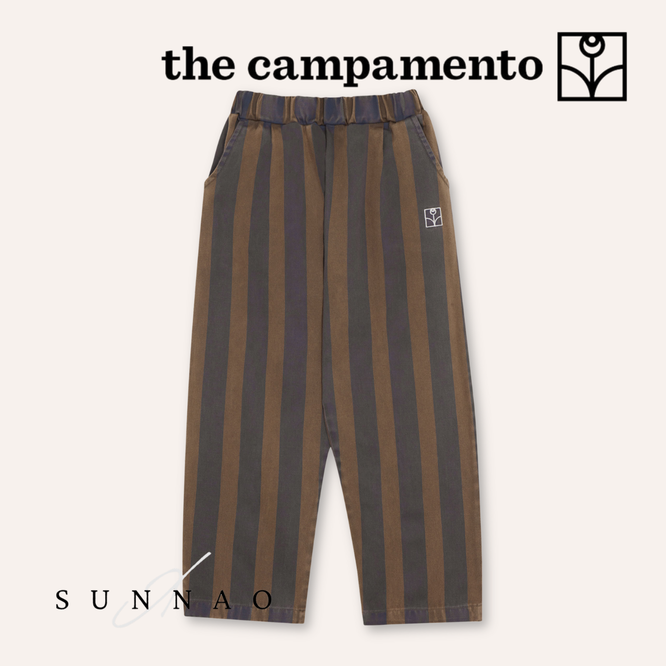 <The Campamento> Blue Stripes Trousers - BLUE　