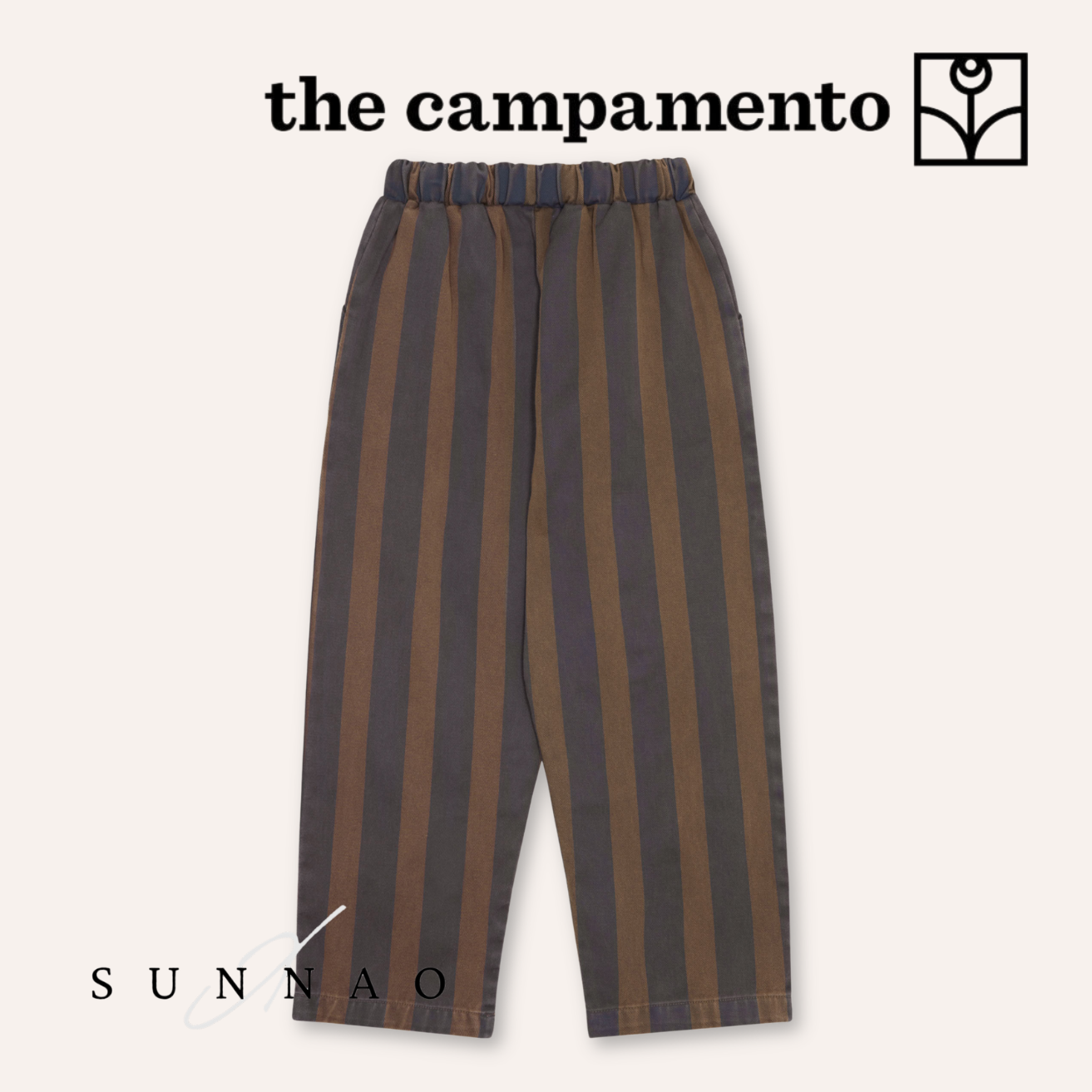 <The Campamento> Blue Stripes Trousers - BLUE　
