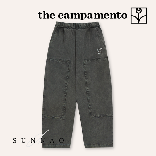 <The Campamento> Grey Patches Trousers - GREY　