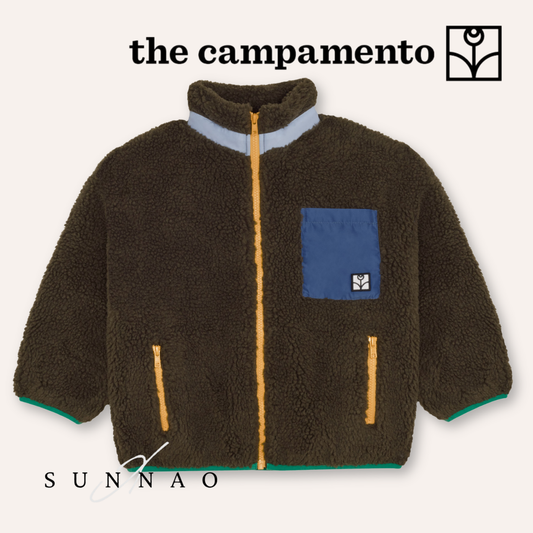 <The Campamento> Green Teddy Jacket - GREEN　