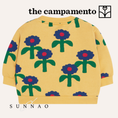 Gallery viewerに画像を読み込む, <The Campamento> Blue Daisies Allover Sweatshirt - YELLOW　
