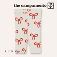 Gallery viewerに画像を読み込む, <The Campamento> Big Bows Baby Leggings - ECRU　
